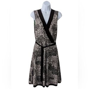 White House Black Market Reversible Faux Wrap Jersey Dress